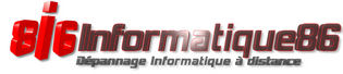 image Logo depannage à distance.Informatique86